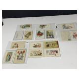 27 VINTAGE  POST CARDS INCL. CHRISTMAS