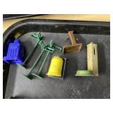 TRAIN DISPLAY ITEMS, PLASTIC & METAL