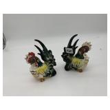 VINTAGE ROOSTERS 6" H
