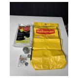 RUBBERMAID SPILL BAG, TERRY CLOTH SHOP TOWELS,