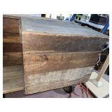WOODEN CRATE 19" H X 24" W X 14" D