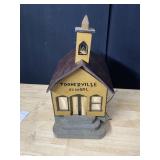 WOODEN HOUSE FOR TRAIN LAYOUT 16" H X 9" W X 14"