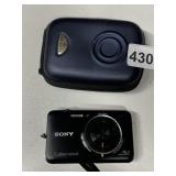 SONY CYBER SHOT 16.2 MP DIGITAL CAMERA AND CASE,