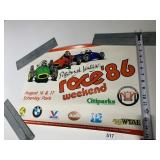 POSTER RACE 86 SEE PHOTO FOR SIZE