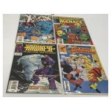 COMIC BOOKS; X-MEN, HAWKEYE, CRASH DUMMIES,