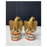 CAST BICENTENNIAL EAGLE BOOK ENDS