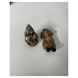 VINTAGE SANTA & CHRISTMAS TREE