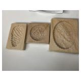 WOODEN COOKIE MOLDS NEW