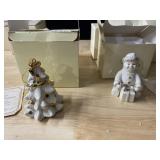 LENOX ORNAMENTS JEWELED CHRISTMAS TREE AND