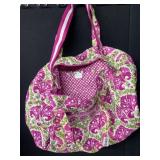 VERA BRADLEY CARRYING TOTE WITH SHOULDER STRAP