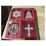 LENOX ORNAMENTS 4 W/ CROSS