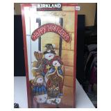 35" CHRISTMAS DECORATIVE METAL SLED IN OB