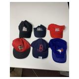6 BASEBALL HATS INCLUDING FITTED 47 TORONTO BLUE