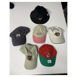 6 HATS INCLUDING PITTSBURGH PIRATES REVERSIBLE