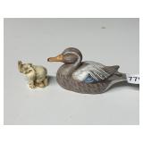 HARMONY KINGDOM ELEPHANT TRINKET BOX AND HAND