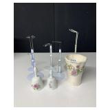 VASE, BELLS, DOLL STANDS