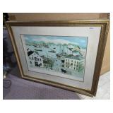 SIGNED AND NUMBERED WILL MOSES IN ORNATE FRAME