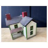 HOUSE FOR TRAIN DISPLAY WOODEN 10.5" H X 10" W X