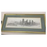 NEVIN ROBINSON "THE PINT, PITTSBURGH PA" 9.5"H X