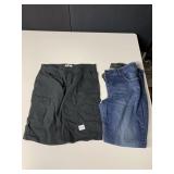 DICKIES WOMENï¿½S SHORTS SZ 10, LEE RIDERS SZ 16