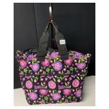 LONGABERGER FLORAL DESIGN PURSE WITH SIDE ZIPPER