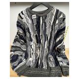 BLACK/WHITE CROFT AND BARROW S SWEATER