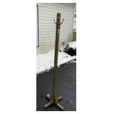 COAT TREE, NEEDS SMALL REPAIR TO HOOK