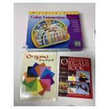 ORIGAMI BOOK AND PAPER, MAZE TOY