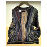 MULTI-COLOR COOGI STYLE SWEATER L BY BARACUTA