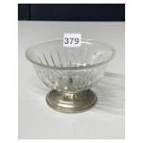 WEIGHTED STERLING SILVER DIVIDED SERVING BOWL