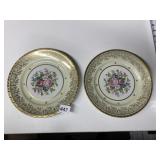 2 GRITE & ESCODA DINNER PLATES
