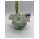 RED METAL TEA KETTLE, SMALL PAN, CROCK AND SMALL