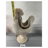 CARAMEL GLASS NESTING ROOSTER