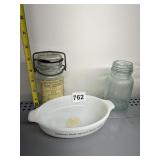 CHARLEROI PLANT SERVICE DINNER 1970 SERVING DISH