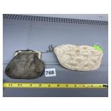 WHITING DAVIS VINTAGE BEADED PURSE