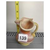 PINCH TOP SUNSET SQUIRREL SLAG GLASS MINIATURE