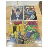 4 MINT CONDITION COMIC BOOKS SEE PHOTOS