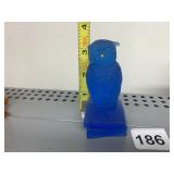 COBALT BLUE OWL ON BOOK WESTMORELAND OR FENTON