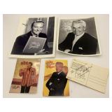 AUTOGRAPHED BOB BARKER, ROD RODDY, RALPH EDWARDS
