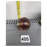 STUART ABELMAN ART GLASS PAPERWEIGHT 1990