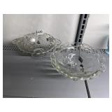 SILVER OVERLAY PEDESTAL DISH, OPEN DESIGN FOOTED