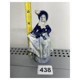OCCUPIED JAPAN FIGURINE LADY IN BLUE DRESS