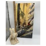 CARDINAL PAINTING CARITA 2016, 24" X 12", ROOSER