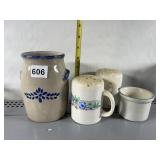 SHAKERS, IRONSTONE CROCK