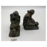 CAST IRON BOOKENDS