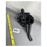 ART DECO LOUNGING LADY GLASS  DISH