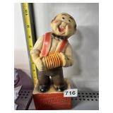 JEFF BRAU CHALK ACCORDION PLAYER FIGURE
