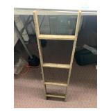 LADDER BLANKET HOLDER 37 H X 9 W, DECORATIVE TWIG