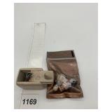 SOAP STONE SNAKE IN BOX, BOY AND GIRL CHARMS