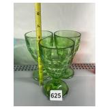 HAZEL ATLAS URANIUM COLONIAL BLOCK GREEN